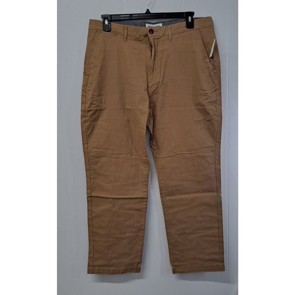 Amazon Essentials Men's Relaxed Fit Casual Stretch ,Dark Khaki‎ Brown 38W x 30L
